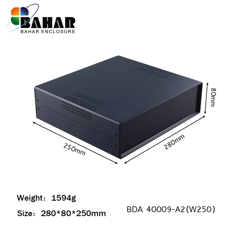 

Bahar Enclosure Iron Case Wire Junction Box Instrument Shell Distribution Box Power Controller Housing BDA 40009-W250