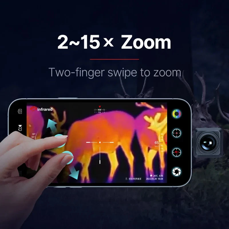 InfiRay T2 PRO iPhone/iOS対応 ライトニング/USB-Cポート接続