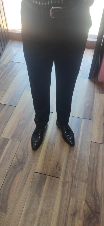 Men's Summer Thin Fashion Business Casual Suit Pants Long Pants Men's Elastic Straight Sleeve Formal Pants Plus Size 28-40 photo review