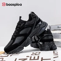 Baasploa – chaussures de marche confortables pour hommes, baskets décontractées en cuir, nouvelle mode, chaussures de sport, amortissantes, antidérapantes 3