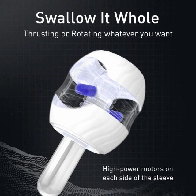 DRY WELL Pressable Open-Ended Automatic Male Masturbator - Image 3