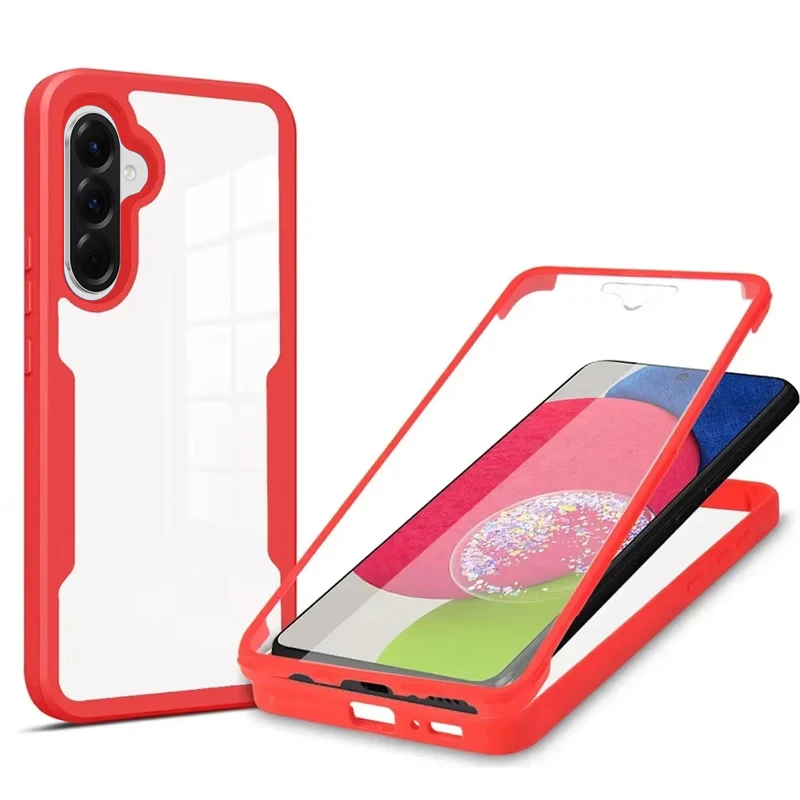Crystal Clear 360° Protection Shockproof Case with Screen Protector