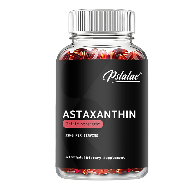Astaxantina: promueve la salud cardiovascular y acelera el metabolismo. Suplemento antioxidante. 120 s