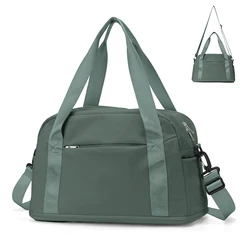 Compact Travel Duffel Bag - Cabin-Sized Weekender and Sports Tote (Green)