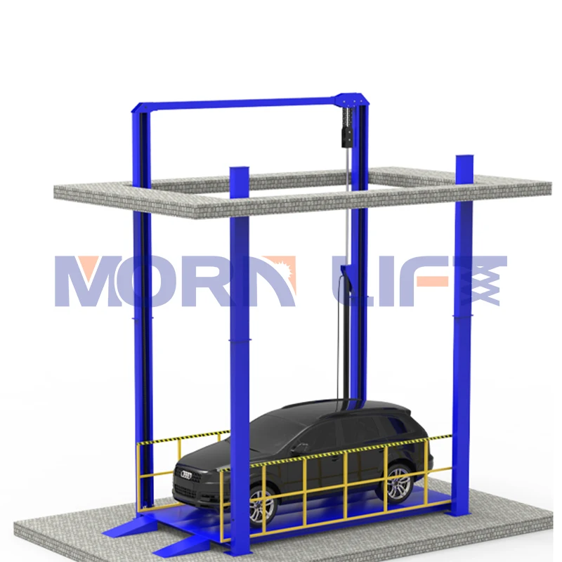 MORN Customizable Anti-Rust Four Post Car Lift Platform Hydraulic Car Elevator Parking Equipment For Vehicle Lift