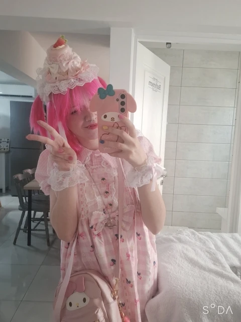 Ruffled Cake Hairpin - Sweet Lolita Aesthetic photo review