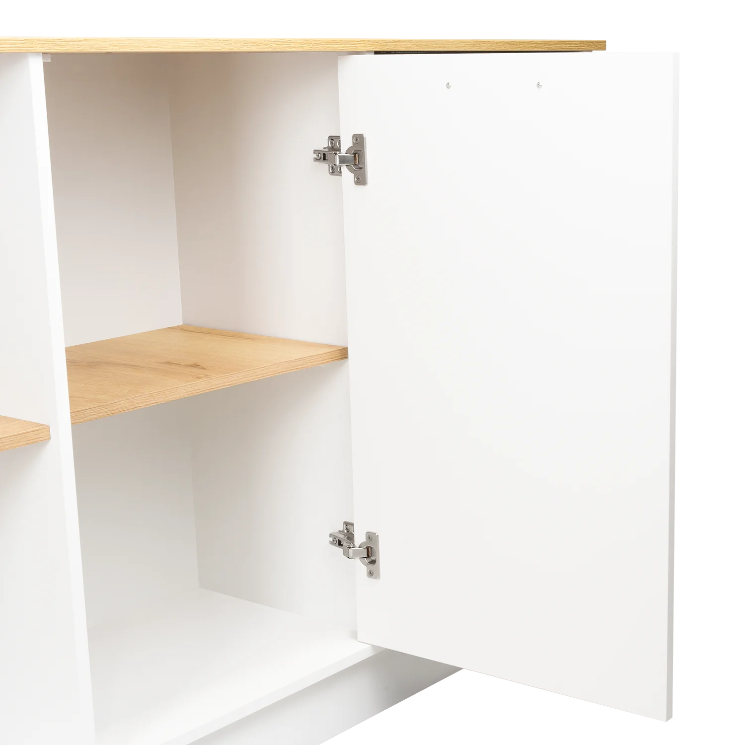 juniper kitchen island light oak-white
