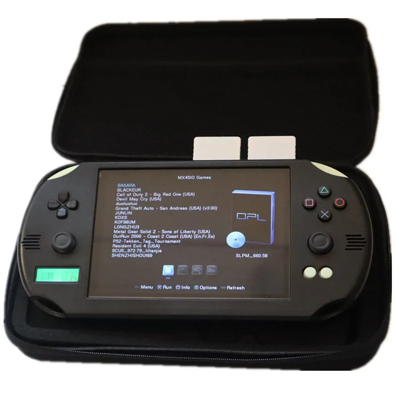 本物のPS2マザーボード用の新しいオリジナル2023ポータブルコンソール 