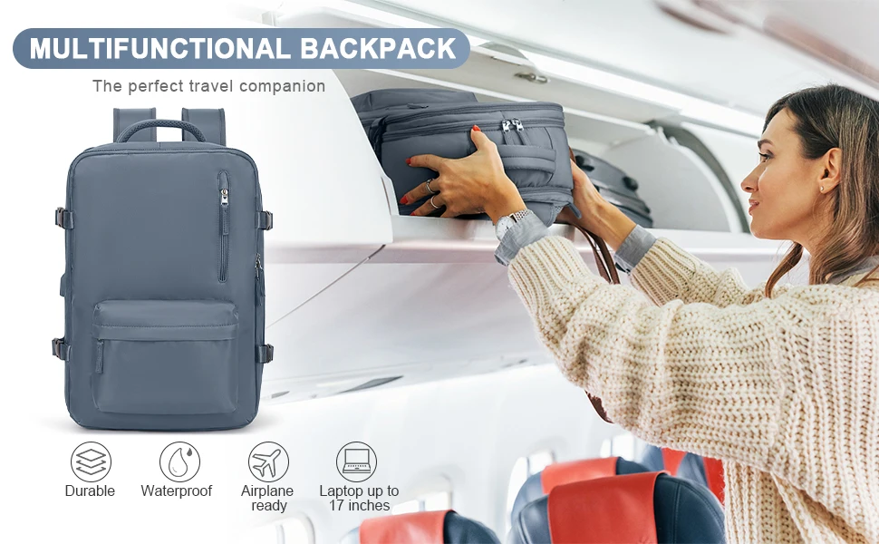 A372200a78cde4f3fac9d6d61a4d30493R Extra Large Travel Backpack for Men Women, Person Item Flight Approved Scalable Carry On Backpack, Waterproof Camp Laptop Backpack Mallzona