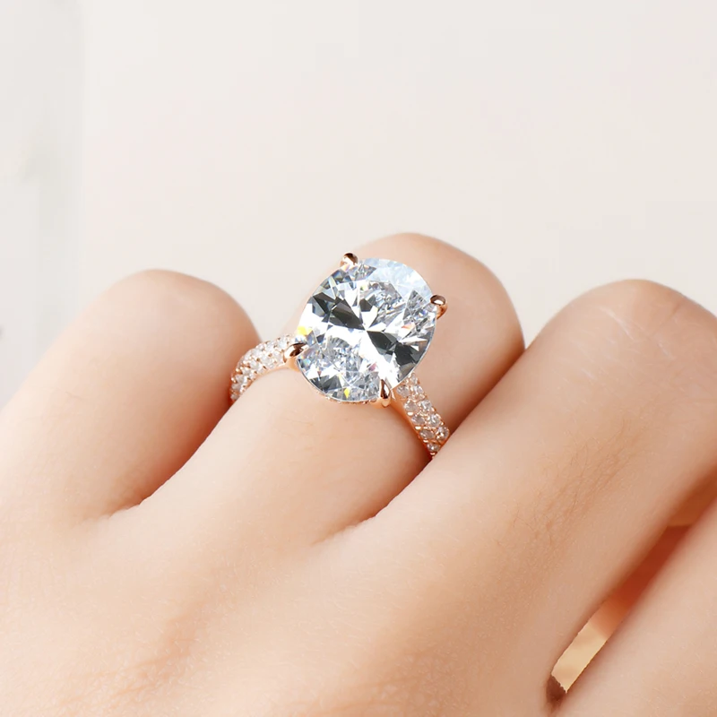 Bague Solitaire Grosse Bague De Mariage Bague Solitaire Diamant