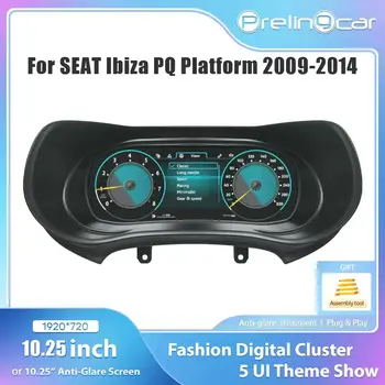 Panel de instrumentos digital LCD Prelingcar de 10.25'' para VW Seat Ibiza PQ años 2009-2014, velocímetro, cabina virtual. 1
