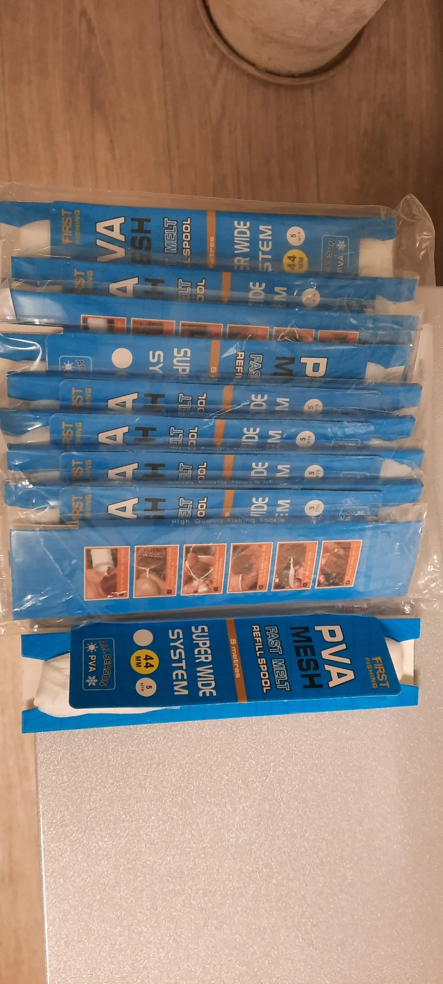 Carp Fishing PVA Mesh for Groundbait Feeder Water Soluble PVA Net Fishing Tackle Carp Fishing Stocking Boilie Rig Bait Wrap Bags photo review