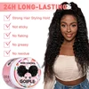 Goiple Edge Control Wax for Women Strong Hold Non-greasy Edge Smoother Gel with Brush Silky Satin Edge Laying Scarf for Lace Wig 3