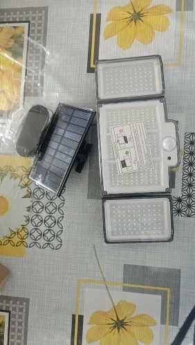 Solar Light Outdoor 328/348 LED Integrated Super Bright Motion Sensor Strong Power IP65 Waterproof 3 Working Modes Garden Wall photo review