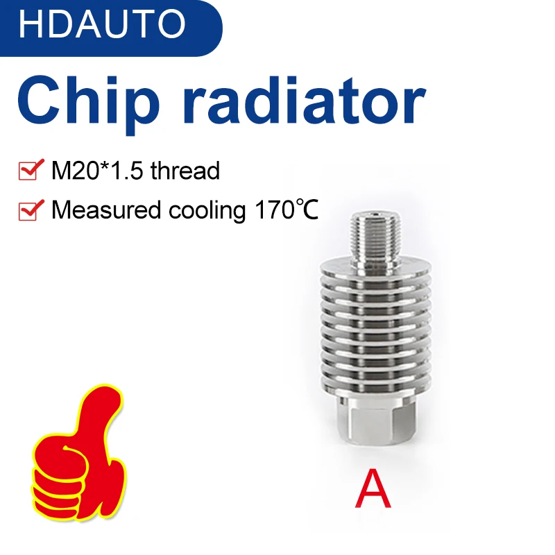 M20*1.5 SS304 Stainless Steel High Temperature Capillary Radiator Chip Pressure Transmitter Accessories pressure gauge cooler