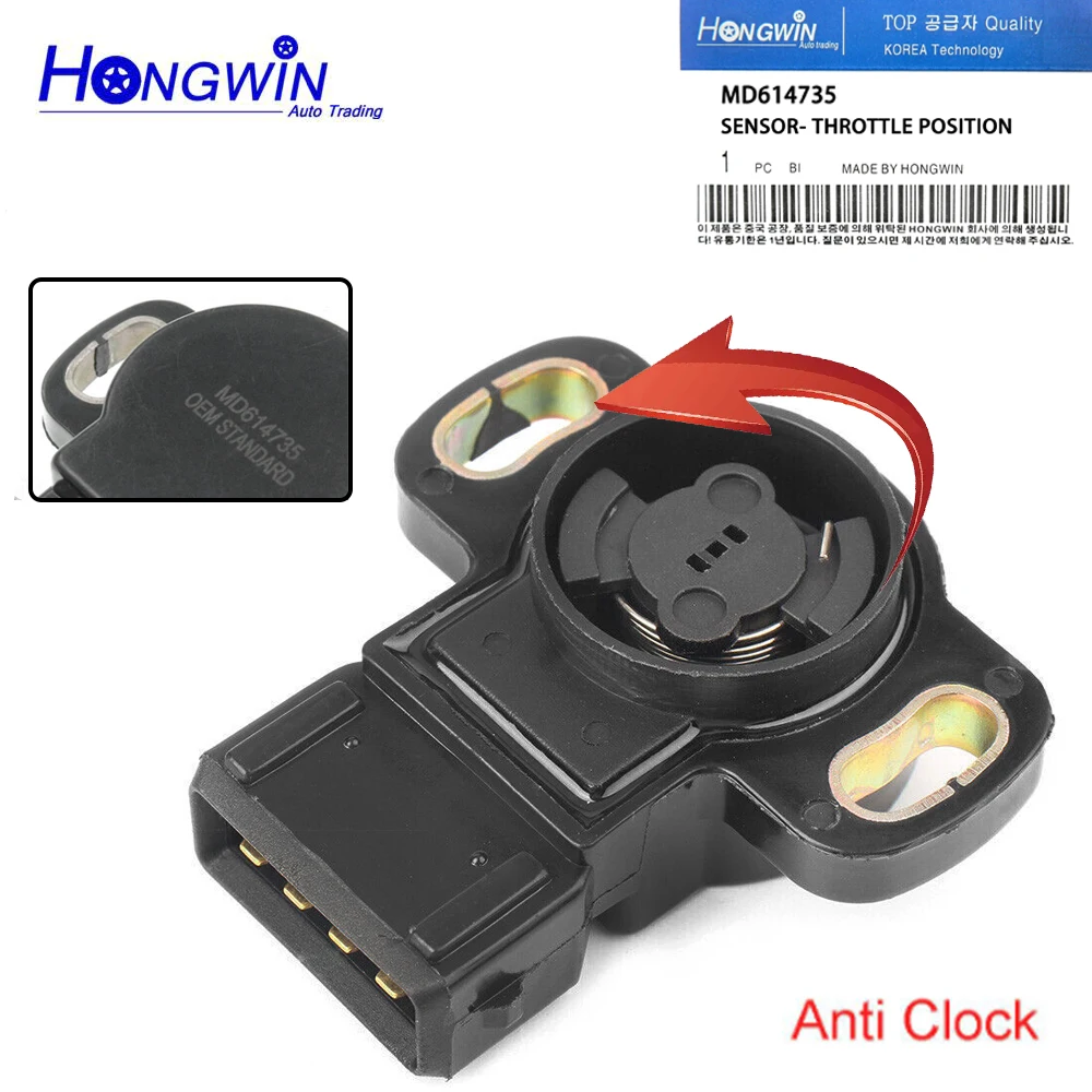 Md614735 Tps Sensore Posizione Farfalla Per Mitsubishi Galant Pajero Fto Montero Sigma Challenger Diamante