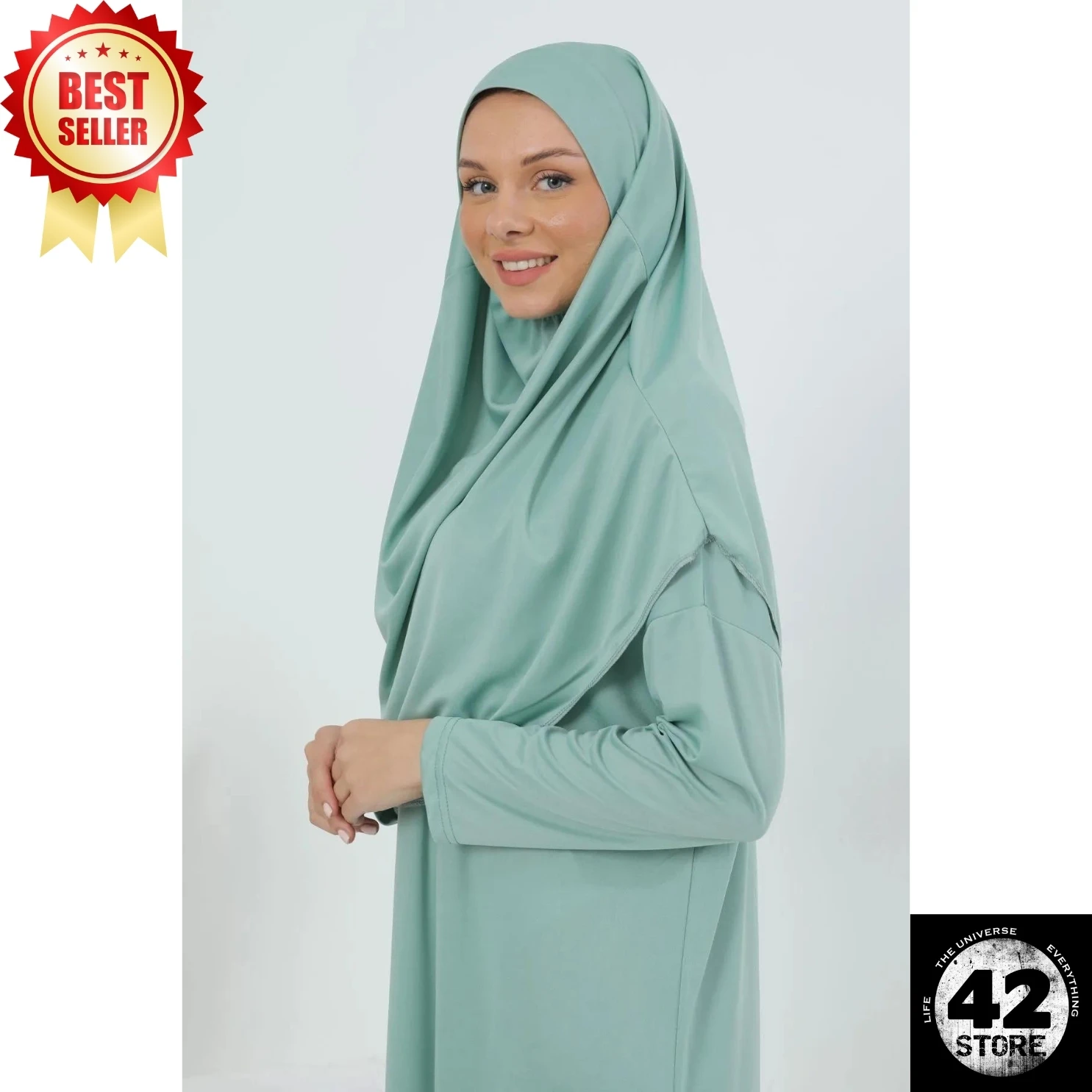 Muslim Fashion One-Piece Length Prayer Dress