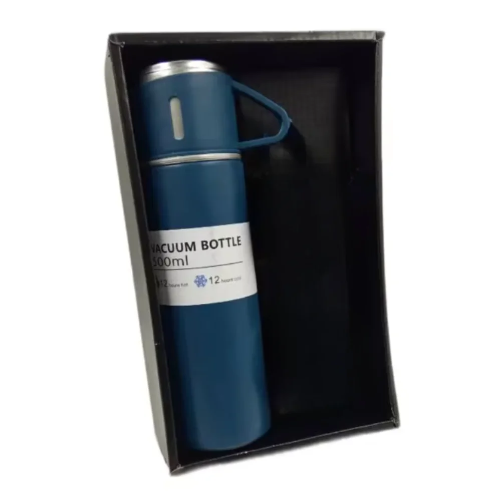 Garrafa De Café Premium Isolamento Térmica 500 mL com Xícara Copo 8