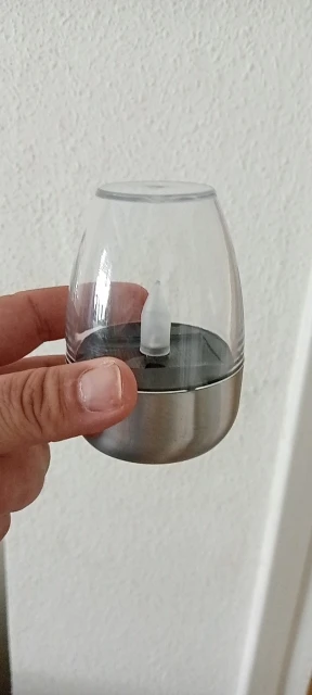 LED Solar Candles Night Light - Waterproof and Rechargeable photo review