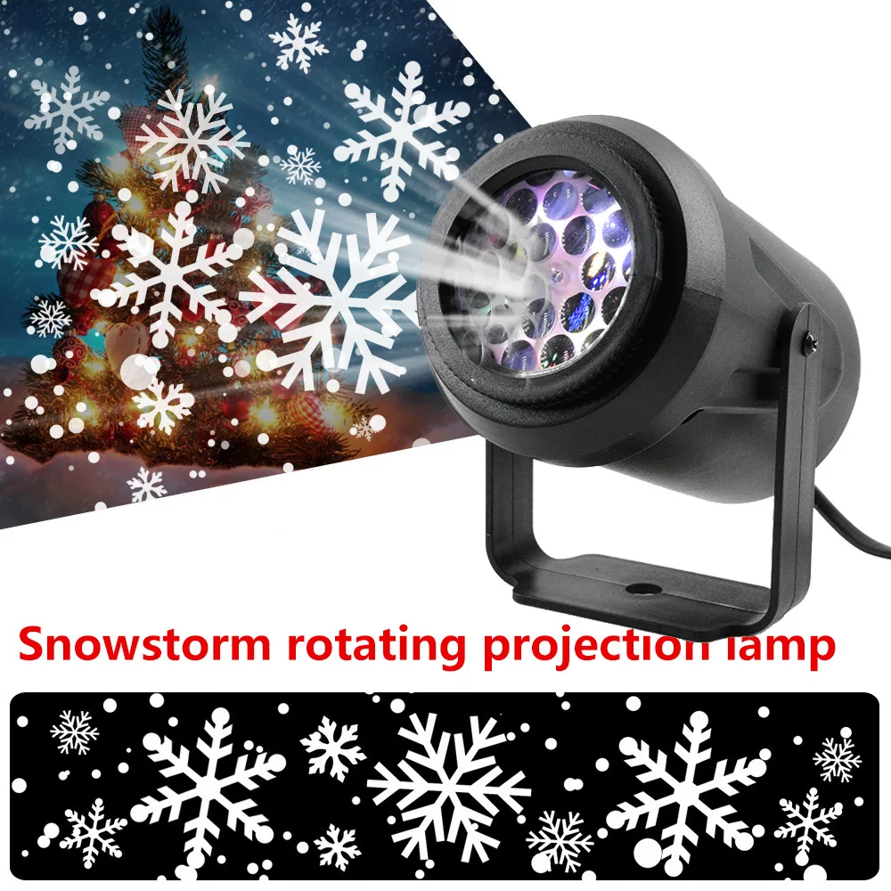 Tanio Boże narodzenie śnieżynka projektor laserowy oświetlenie imprezowe oświetlenie sceniczne