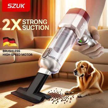 SZUK Car Vacuum Cleaner 9998700PA Handheld Mini Vacuum Cleaner 6000mAh Powerful Suction Portable Vacuum Cleaner for Car Home 1