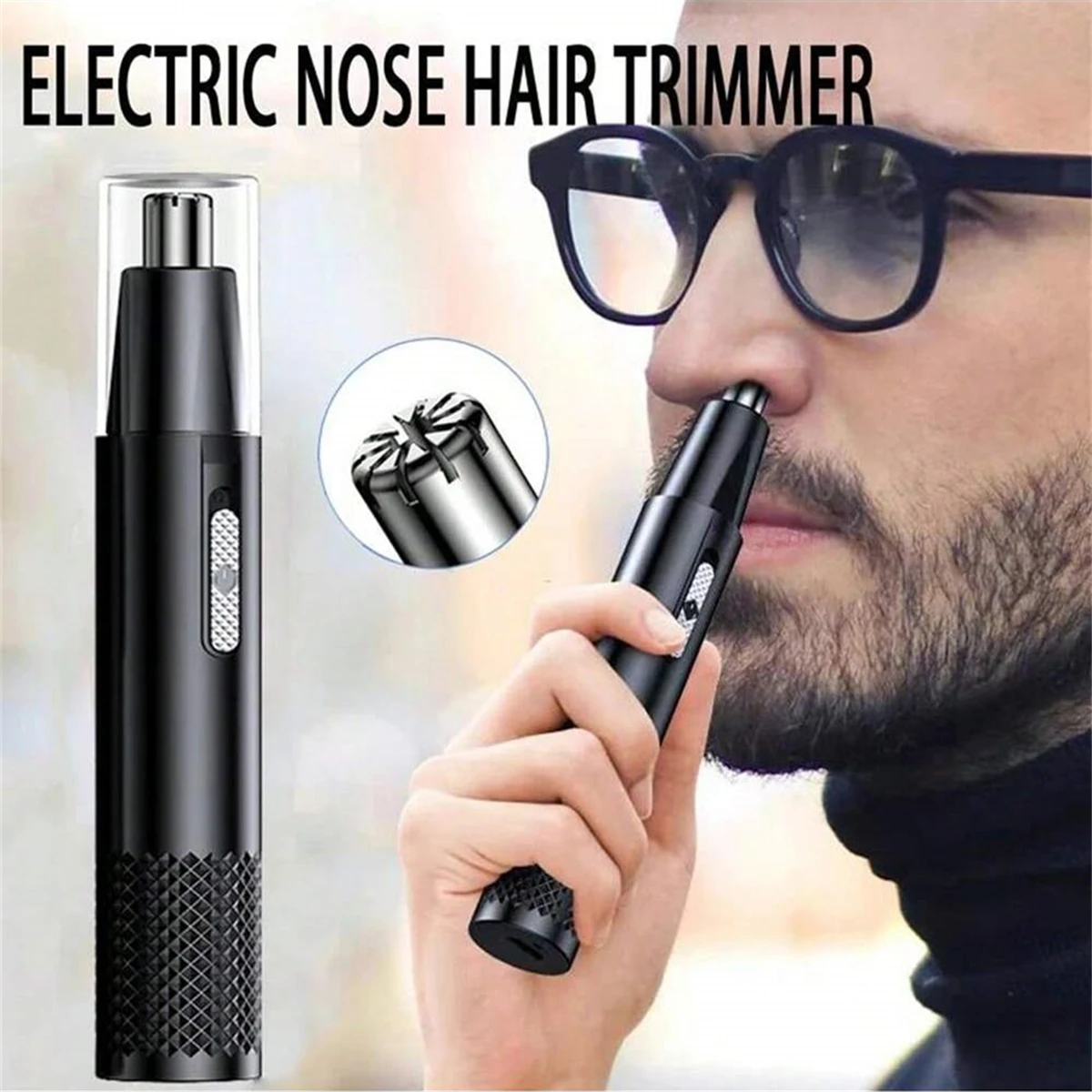 Portable Electric Nose Hair Trimmer Clipper Shaver