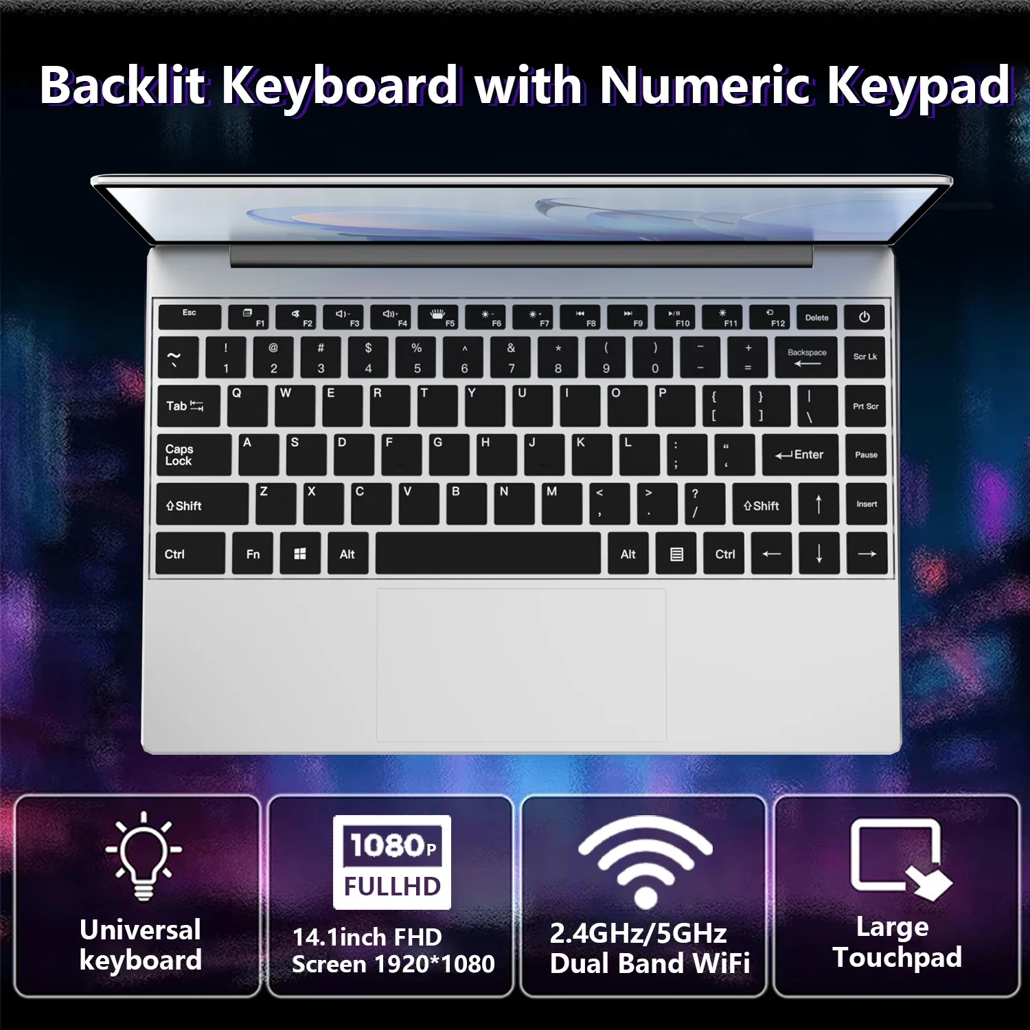 2026 LENO New Intel Core I7-8650U 14.1" Laptop 5000mAh Windows 11 Pro 3-Year Warranty Portable Laptop 1920*1080 HD Office Notebook