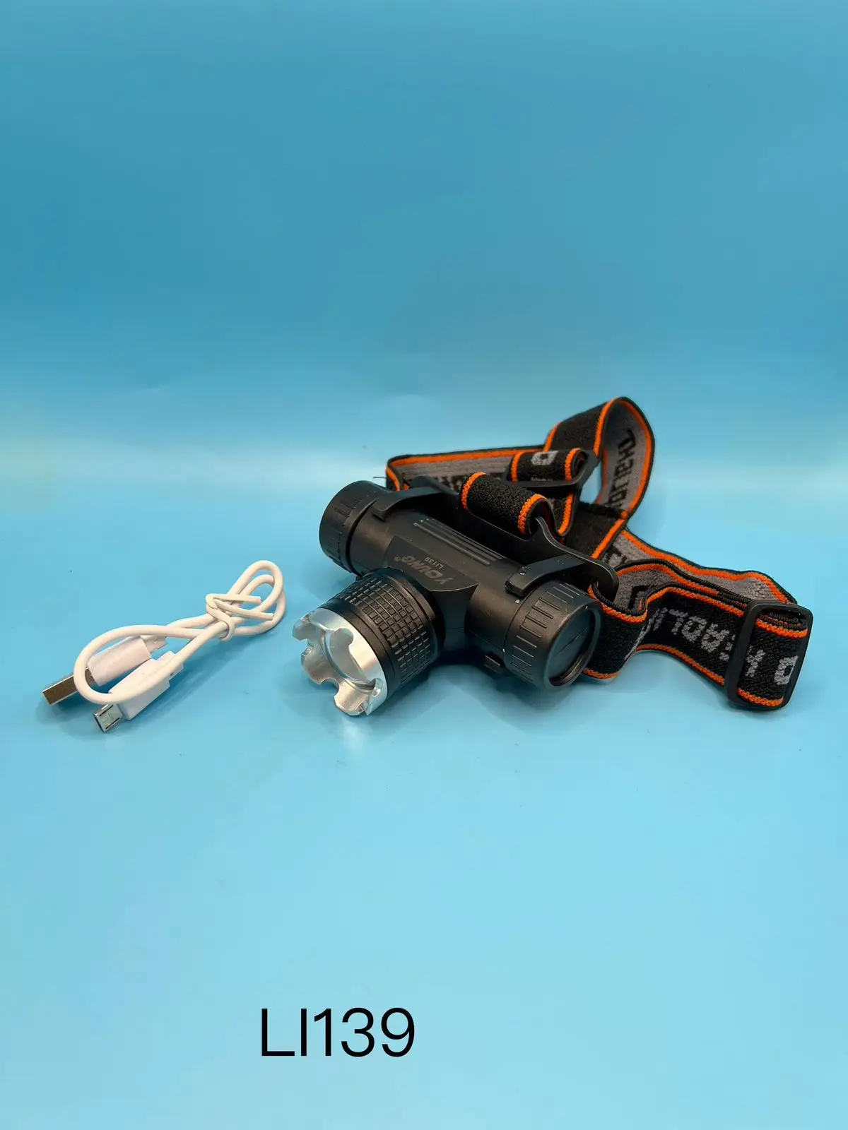 LI139 | Linterna Frontal Portátil con Diadema Ajustable y Manos Libres