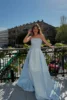 Annie Sky Blue Prom Dresses Glitter Embroidery Evening Dresses Sexy Strapless Elegant Ladies Evening Dress فساتين سهرة 3
