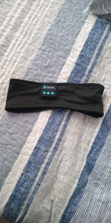 Original Wireless Bluetooth Headset Sports Sleep Headband Eye Mask photo review