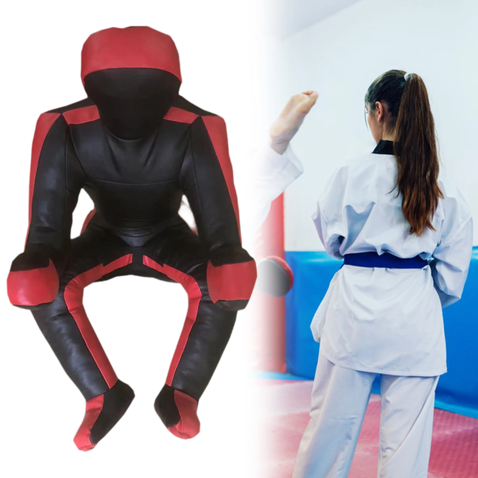 Grappling Dummy Unfilled Sturdy Wrestling Dummy Punch Bag Versatile Judo Bag for Mma Training Muay Thai Judo Taekwondo