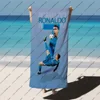 Football Star Ronaldo Beach Towel Swimming Bath Outdoor Lover Quick-Dry Gift Pool Travel Vacation Soft Camping Soccer Sports Hot 2
