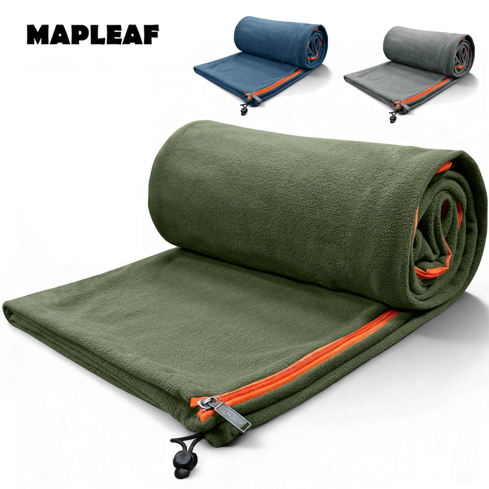 MAPLEAF Fleece Sleeping Bag Liner – Ultralight Winter Travel Sheet 1