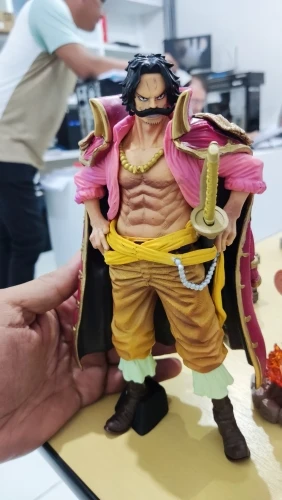 Figura de Acción One Piece Gol D Roger King OF Artist 23cm 👑 photo review
