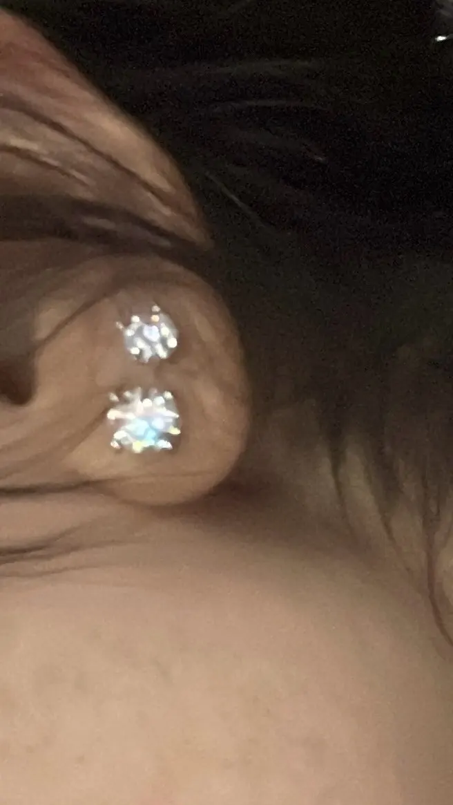 Moissanite Ear Stud Earrings photo review