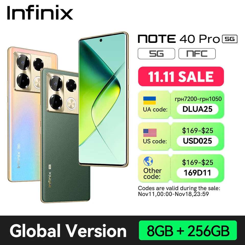 Global Version infinix Note 40 Pro 5G Smartphone 6.78 Global Version infinix Note 40 Pro 5G Smartphone 6.78