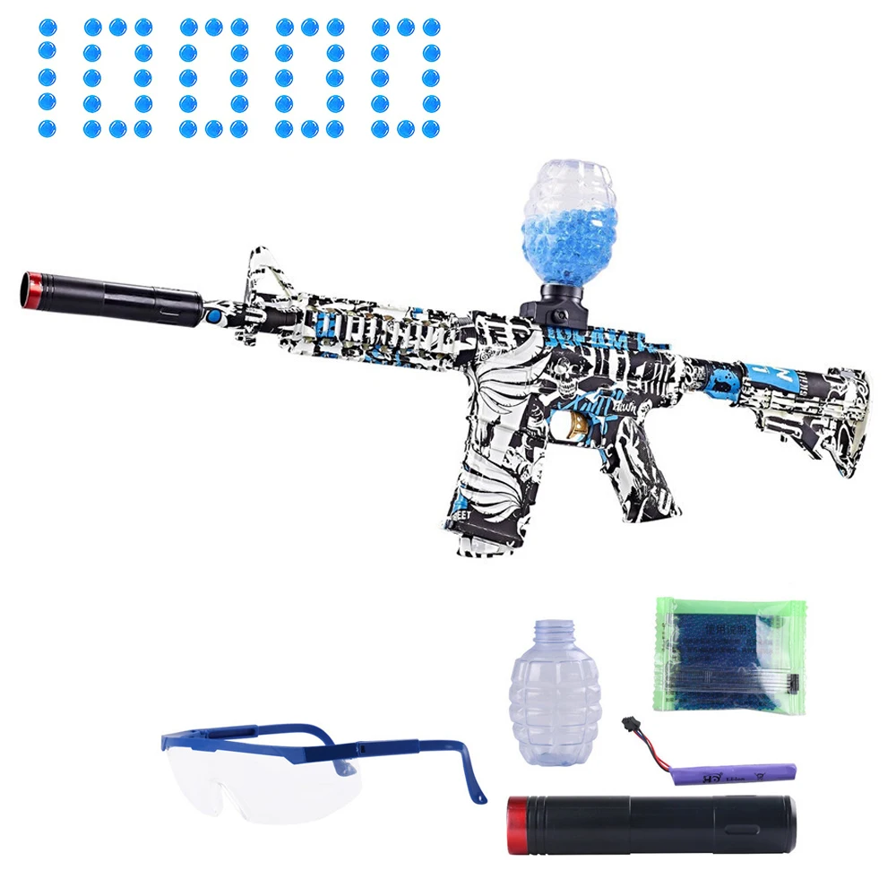M416 Electric Water Ball Beads Gel Blaster Gun Toys Shooter Toy Rifle