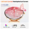 【 Amoled 】 2025 Women'S Smart Watch, 1.43 Hd Screen, Ip68 Waterproof Sports Fitness Watch, With Heart Rate, Suitable For Android 2