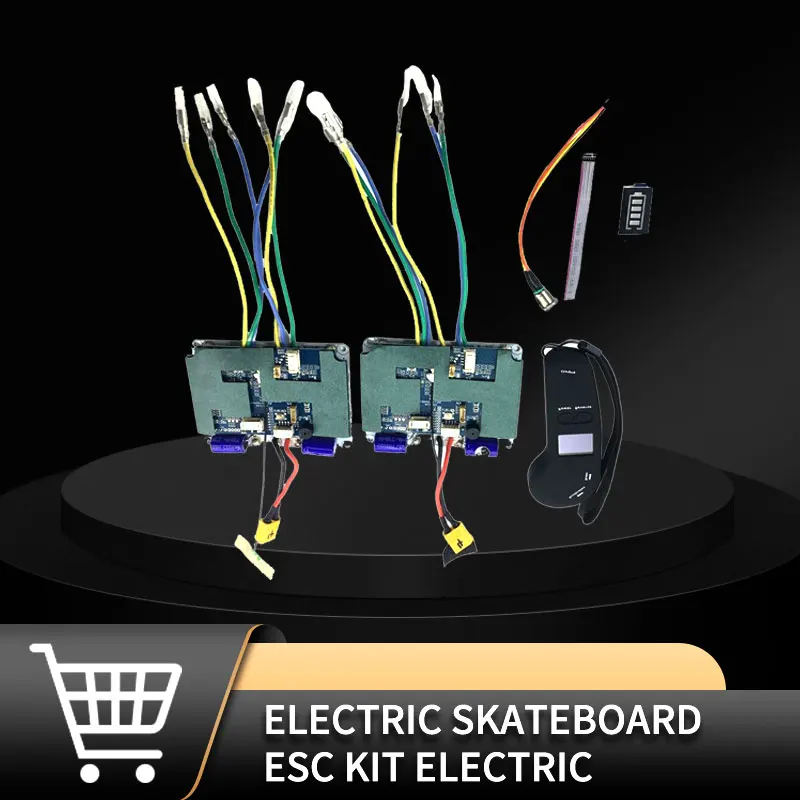 

Electric Skateboard ESC Kit Electric Skateboard Wireless Controller Longboard Brushless Motors ESC Set 36V HUB Hub Program