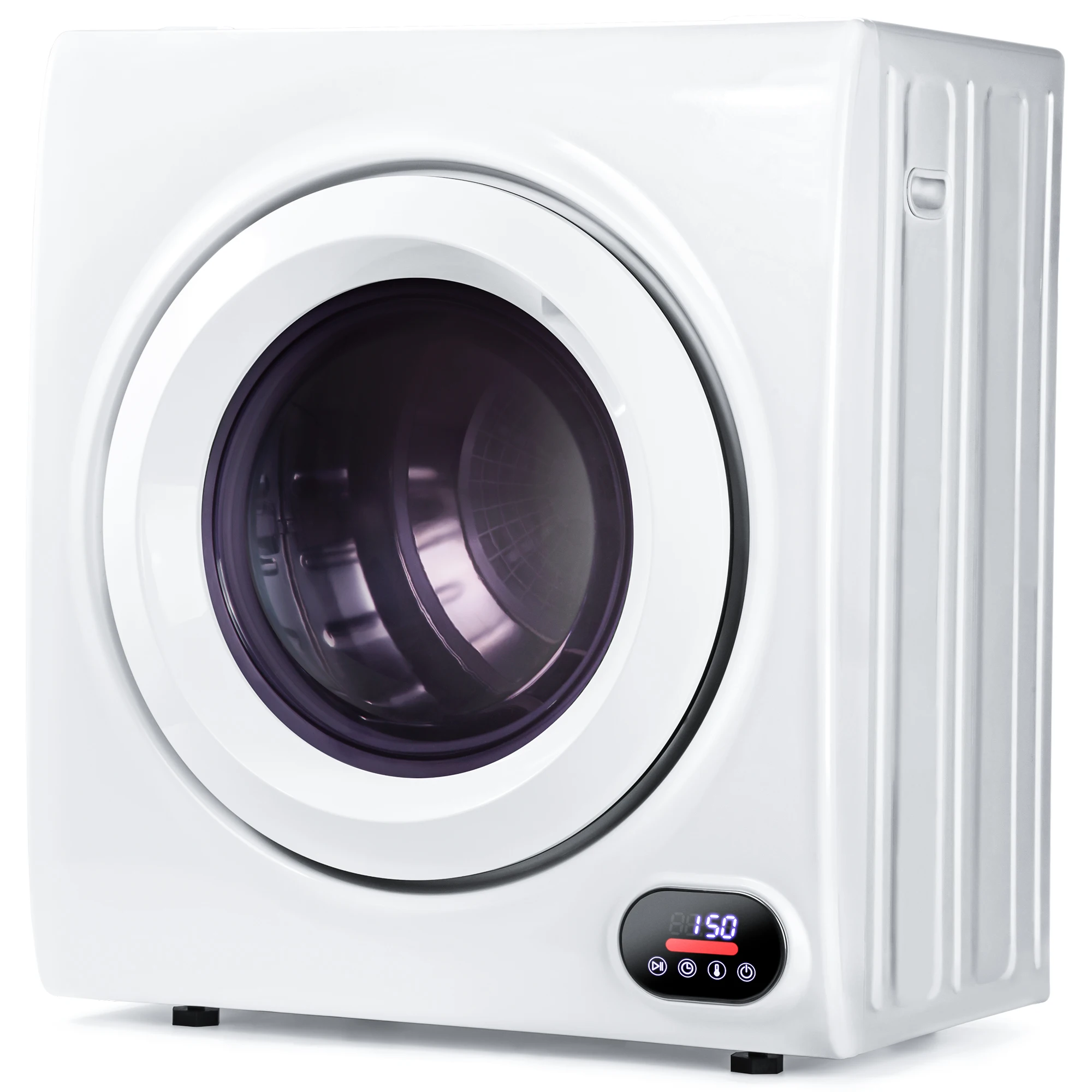 Euhomy 110V Portable Clothes Dryer 2.6 Cu. ft. Front Load Stainless Steel Electric Dryers Machine for Apartment,RVs,Dorms