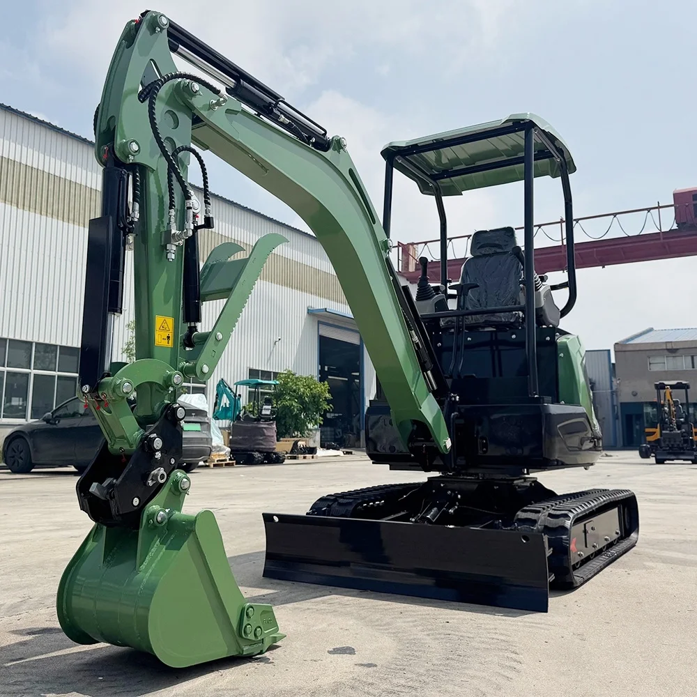Hochwertiger Mini-Bagger, kleiner Hydraulikbagger mit leistungsstarkem Motor, konkurrenzfähiger Preis für vielseitigen Einsatz.