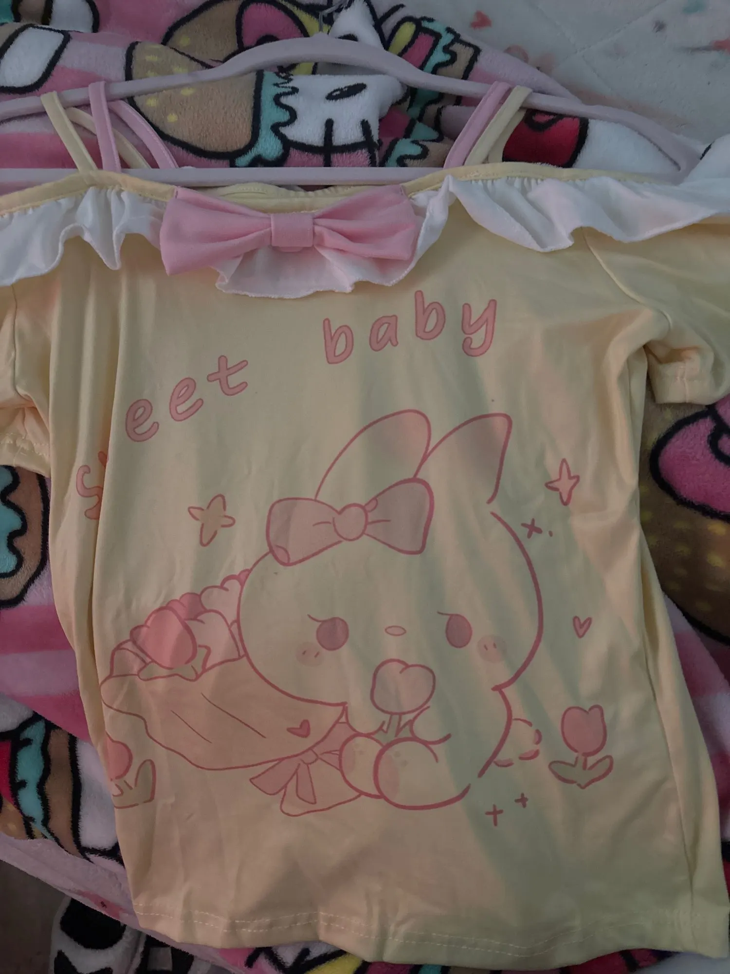 Sweet Bowed Crop Top - Yume Kawaii Aesthetic photo review