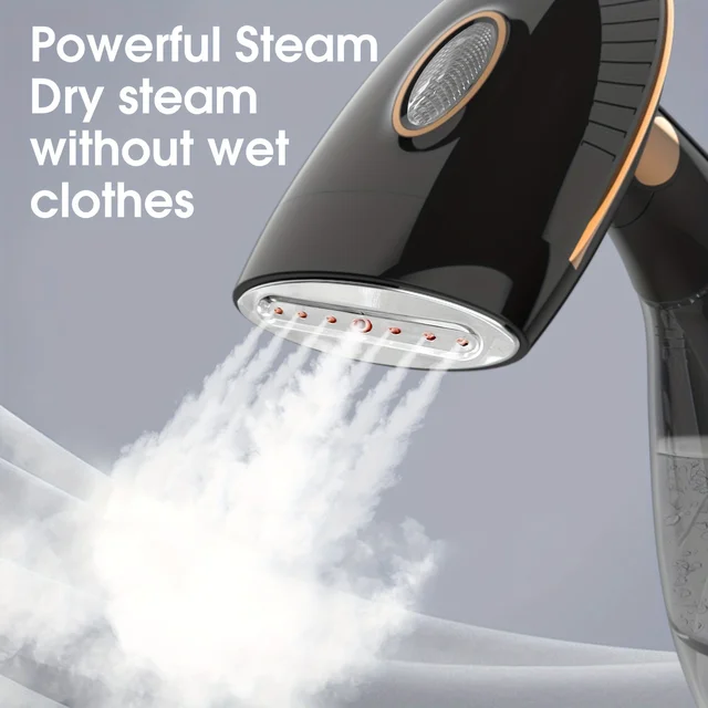 Handheld Garment Steamer - 1500W Fast Heating, Large Water Tank, Auto Shut-Off, Continuous Steam, Metal & Plastic 220-240V 5