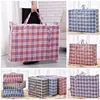 Reusable Plastic Jumbo Laundry Zipped Large Strong Shopping Home Storage Bag Strong Woven Plastic PVC Bags Luggage Cover 1