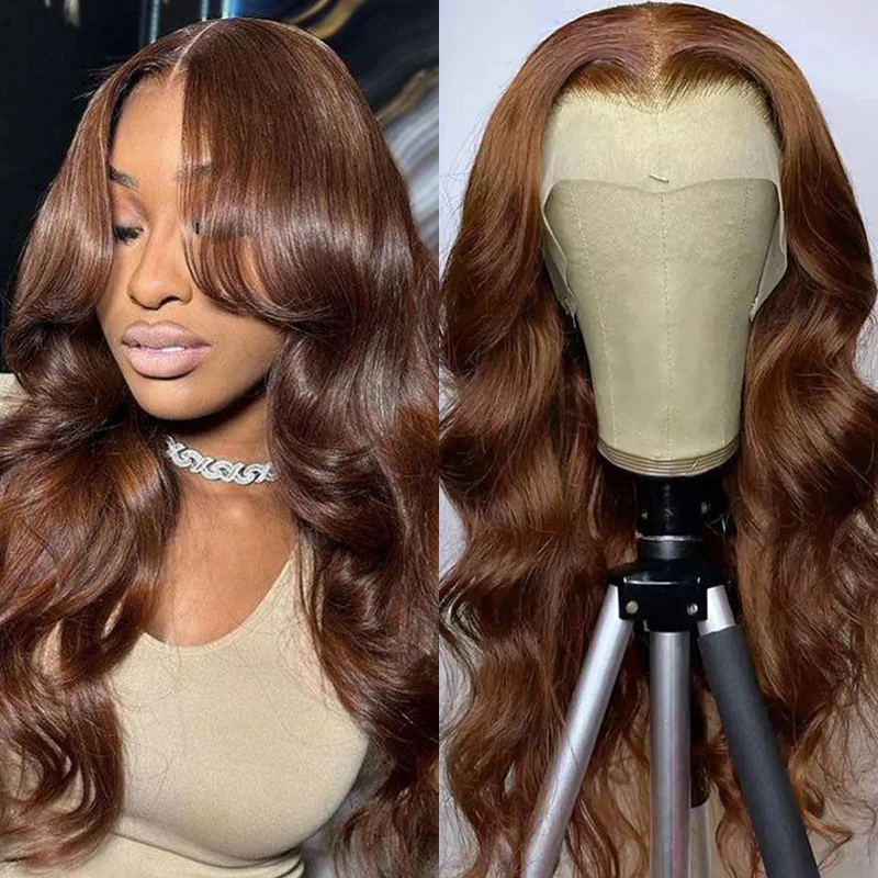 Body Wave Chocolate Brown Lace Front Wig