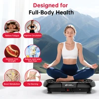 Vibration Plate Fitness Platform Full Body Shaker Exercise Machine for Weight Loss Fat Burning Power Waver Workout for Women Men 3