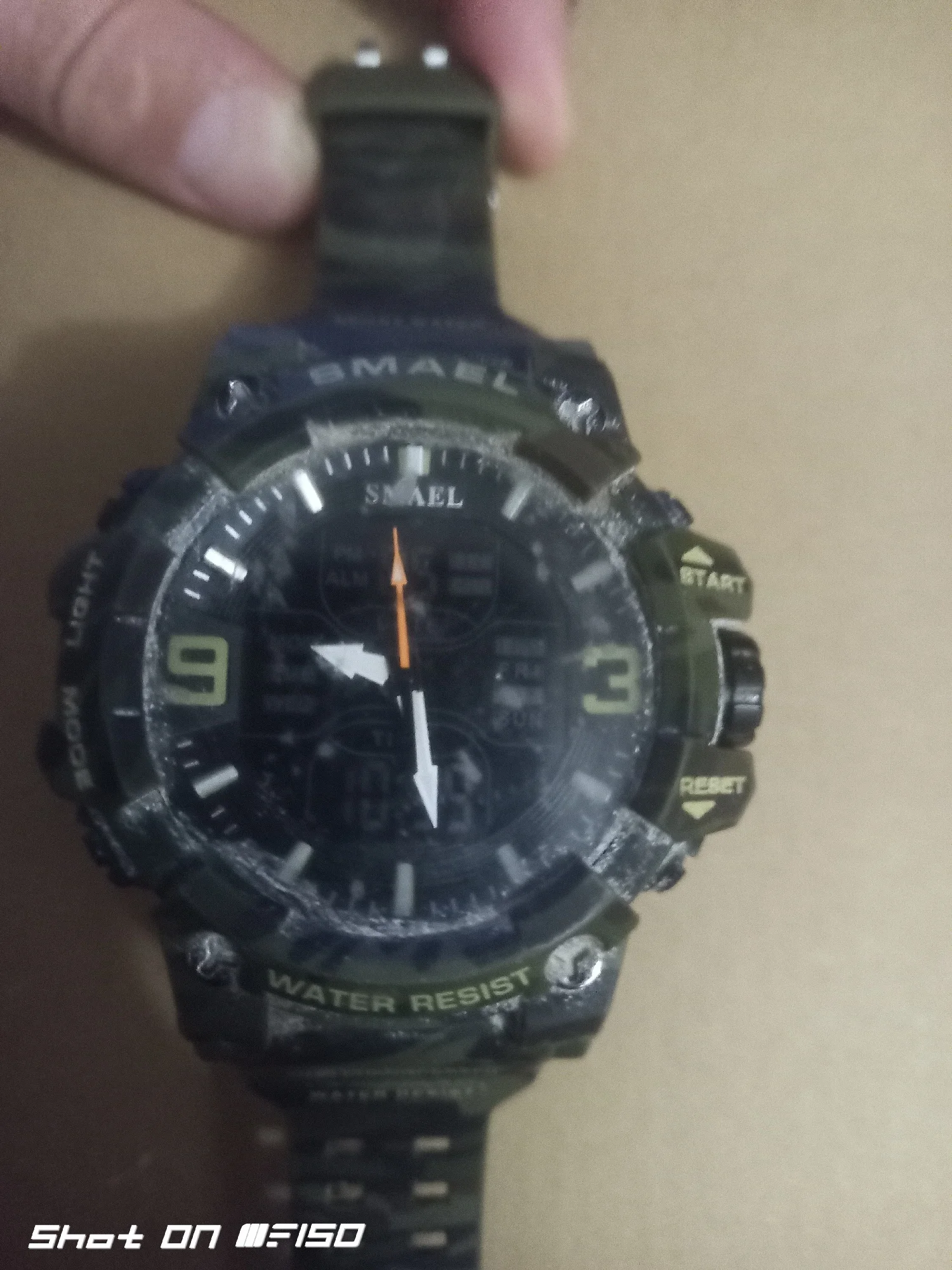 Relógios militares masculinos, relógio esportivo à prova d'água, despertador, tempo duplo, relógios de pulso digitais 8049b, relógios militares photo review