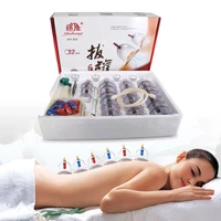 32 Pieces Professional Vacuum Cupping Set Massager Cans Vacuum Cupping Body Pumps With Tube Anti-Cellulite Suction Cups For Body 1