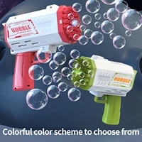 40 Hole Children's Bubble Gun Continuously Bubbles Outdoor Birthday Wedding (Excluding Bubble Liquid and Battery) 2