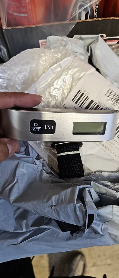 50kg/110lb Scale Portable Digital Luggage Weight Scale LCD Display photo review